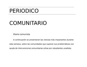 Periodico Comunitario