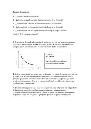 Función De Demanda Primer Corte Ll