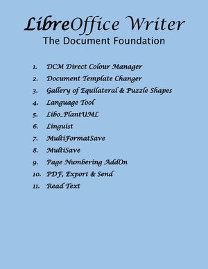 LibreOffice Writer Extensions
