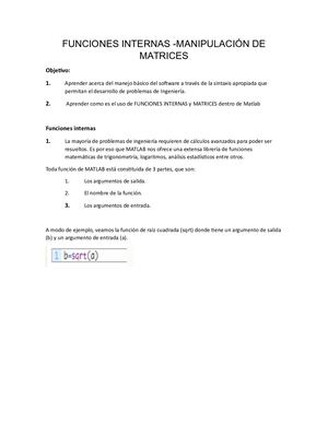 2 Funciones Internas Y Generacion De Matriz