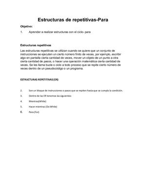 11 Estructuras De Repetitivas
