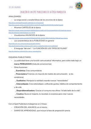 Creación De Un Spot Publicitario De La Época Franquista