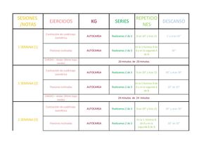 Hoja De Registro ( Sesiones )