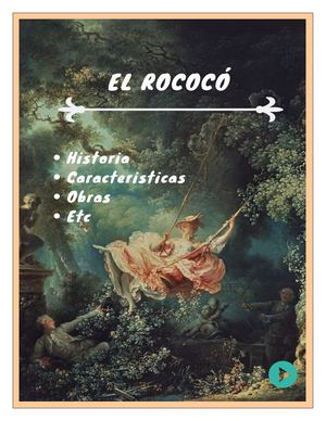 El Rococó y Los Poetas Malditos