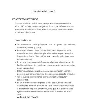 EL ROCOCO TY LOS POETAS MALDITOS