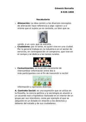 Vocabulario Opinión P.