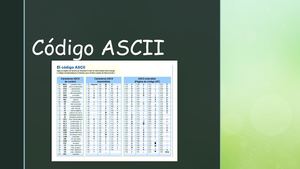 codigo ASCII