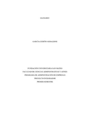 Glosario De Contabilidad 2