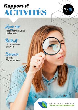 Pôle Territorial Coeur Entre-deux-Mers -Rapport d'Activités 2018