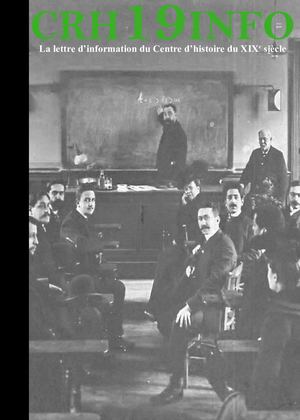 La lettre du Centre d'histoire du XIXe siècle/mai 2019