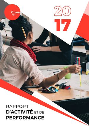 Crous Dijon - Rapport d'activités 2017