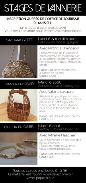 Flyer Vannerie V2019