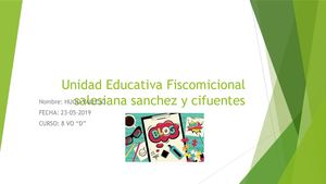 Unidad Educativa Fiscomicional Salesiana Sanchez Y Cifuentes