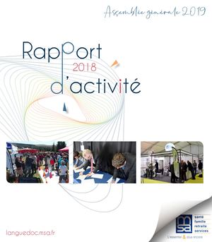 Rapport d'activité 2018 MSA du Languedoc