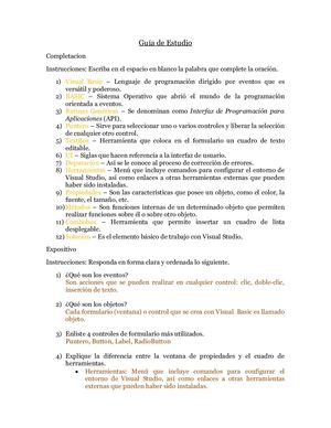 Guía De Estudio Computación