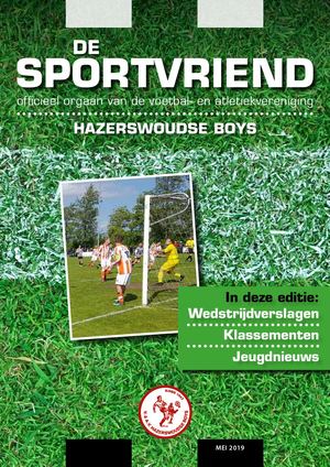 Sportvriend 2018 2019 (5) Mei