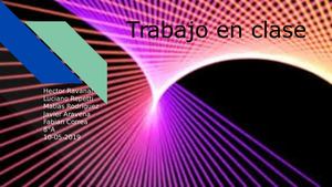 Trabajo En Clases