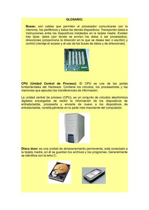 Glosario Y Mapa Conceptual