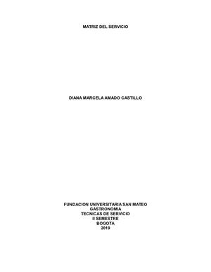 Tecnicas De Servicio