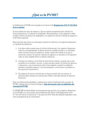 Qué Es La Pyme