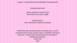 ¡Juego Y Diversion Para Aprender Con Emocion!