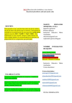 T F 10 3 3 ÓXido Férrico (Fe2o3), Frecuente Inhalaciòn En Soldadores