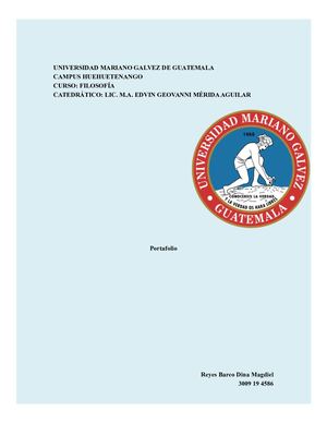 PORTAFOLIO DE FILOSOFÍA