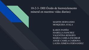 10 2 3 Diii ÓXido De Hierro