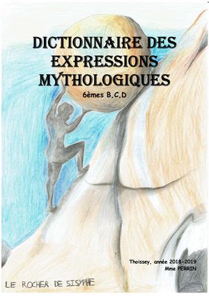 Dictionnaire des expressions mythologiques