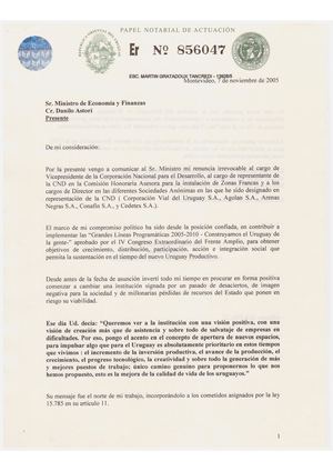 IInfructuosas gestiones 2005/2019: MEF Cr. Danilo Astori - Dr. Miguel Toma Secretario de Presidencia de la República.