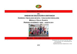 Silabo De Psicomotricidad