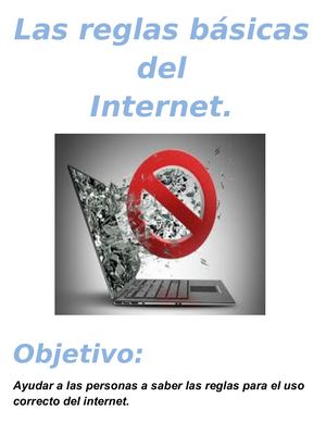 Las Reglas Básicas Del Internet