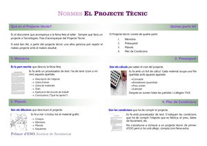 Projecte Tecnic. 1- Parts