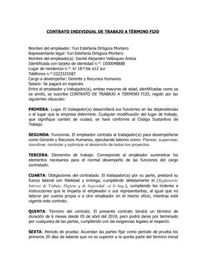 Contratos Laborales