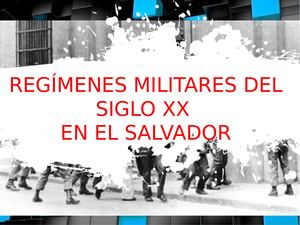 Los Regímenes Militares