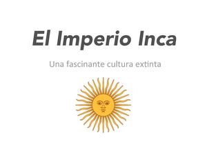Los Incas Web Quest