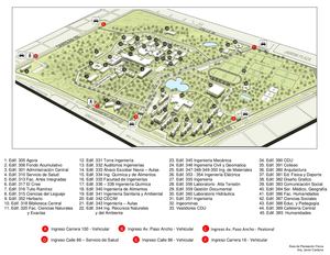Mapa Ciudad Universitaria Melendez