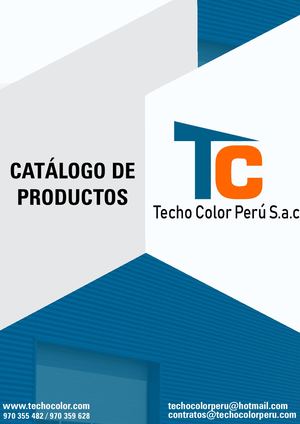 Catalogo Techo Color