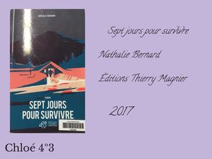 "Sept jours pour survivre" présenté par Chloé