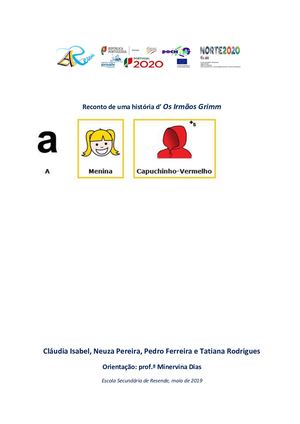 A Menina Capuchinho Vermelho - Reconto em pictogramas