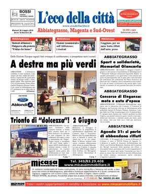 L'eco della città del 28 maggio 2019