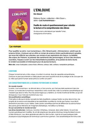 L'Enlouve - Dossier pédagogique