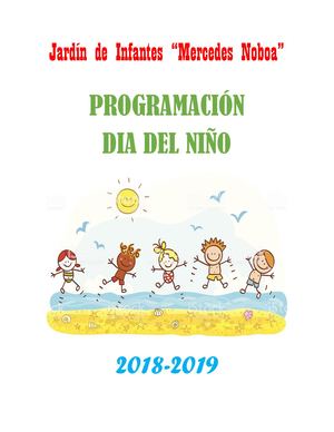 FESTIVIDADES DIA DEL NIÑO