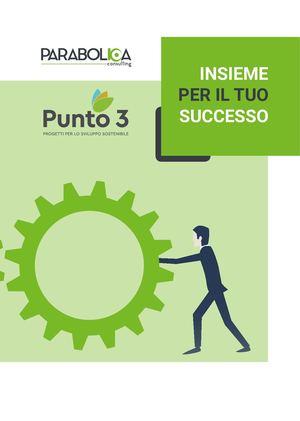 Parabolika Consulting e Punto 3: insieme per il tuo successo