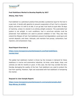 Fuel Stabilizers Market