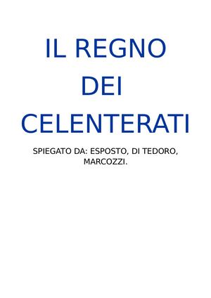 Celenterati 2