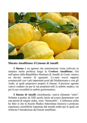 Prodotti Del Mediterrane: Sfusato Amalfitano: il Limone di Amalfi