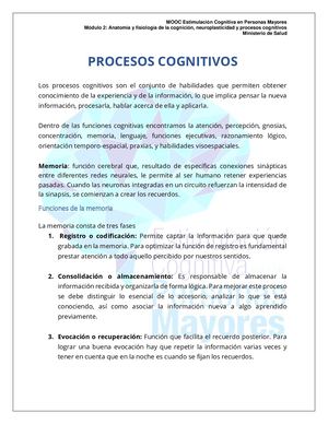 Procesos Cognitivos