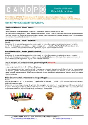 Musique Malles 2019 2020