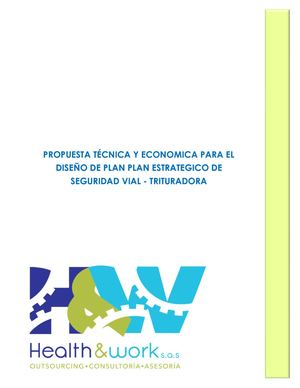 Propuesta Tecnica Y Economica Pesv